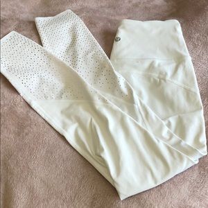 White Lululemon Leggings
